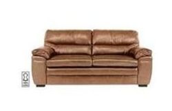 Simone Premium Leather Large Sofa - Taupe